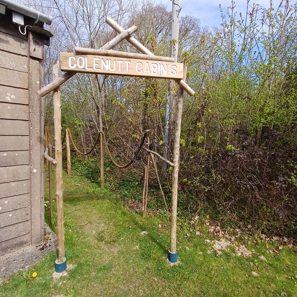 Entrance to the Colenutt cabins