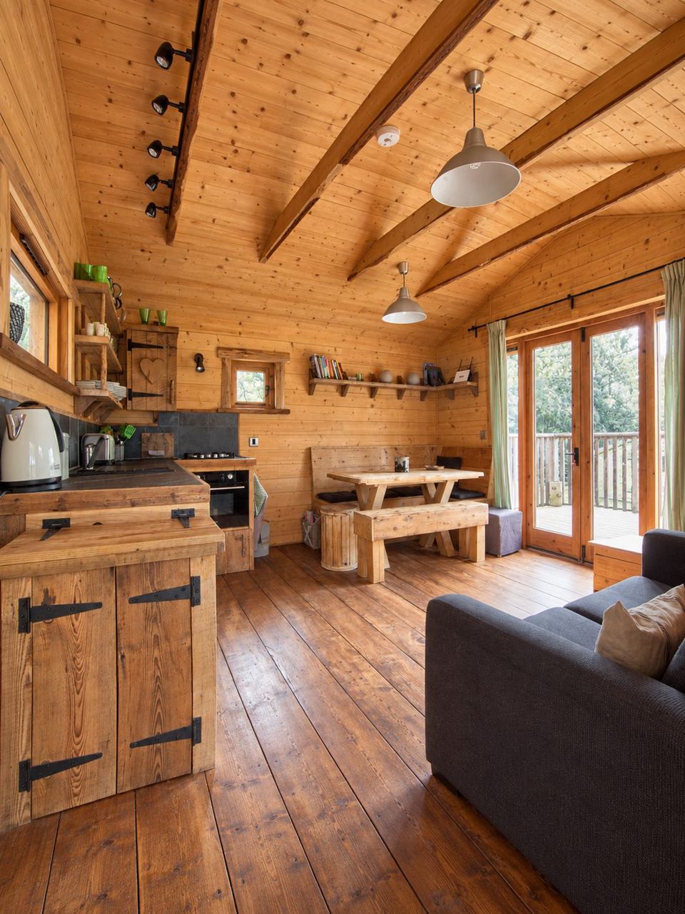 Inside the treehouse