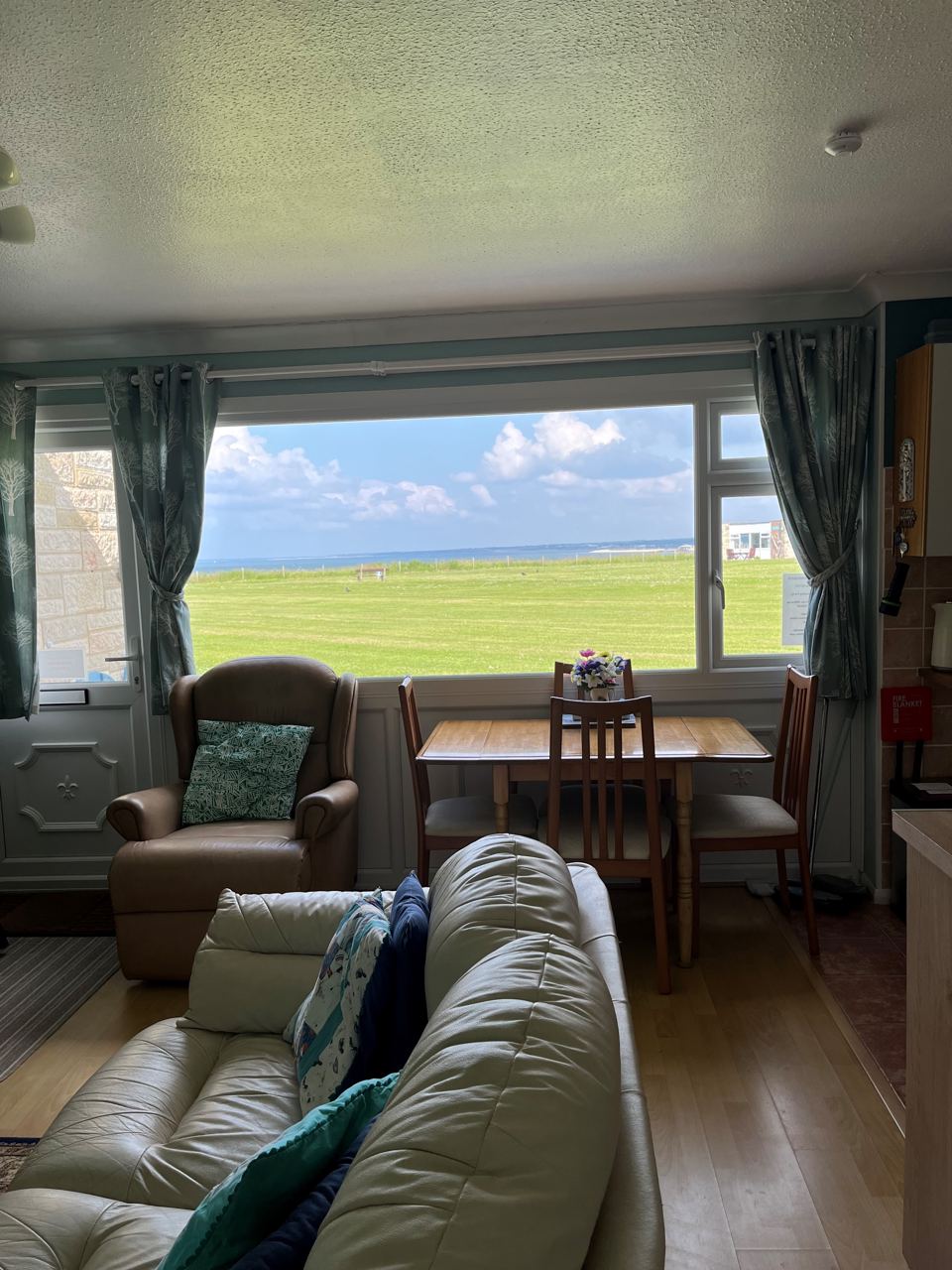 Lounge looking onto the green