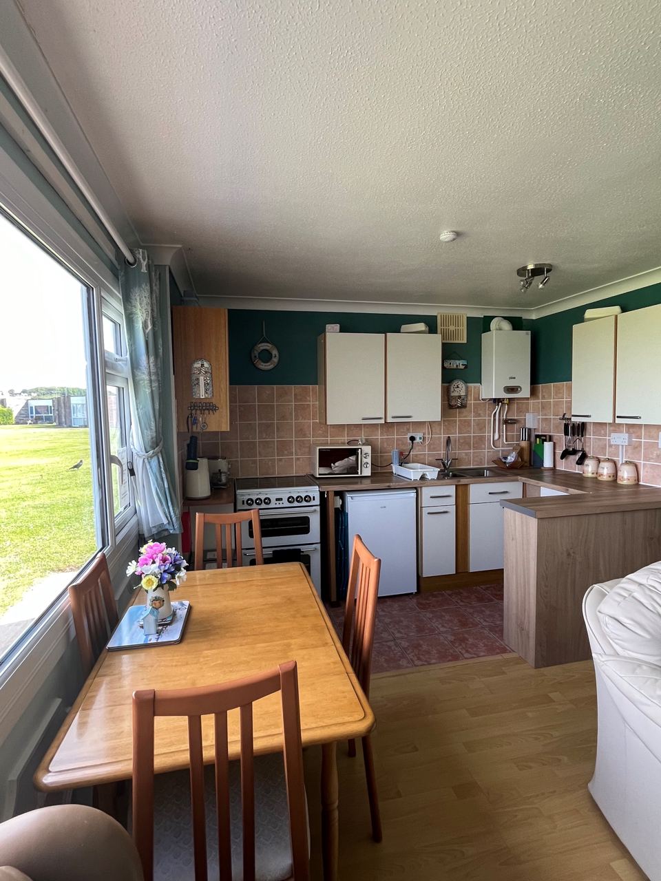 Kitchen and dining area