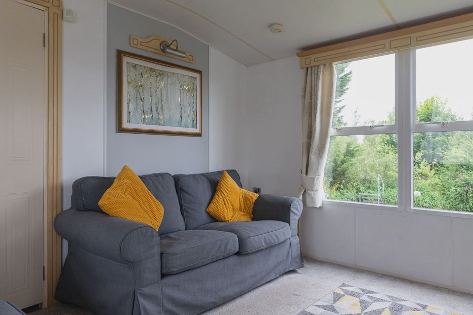 Static caravan lounge