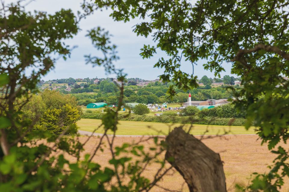 Countryside view towards Sandown
