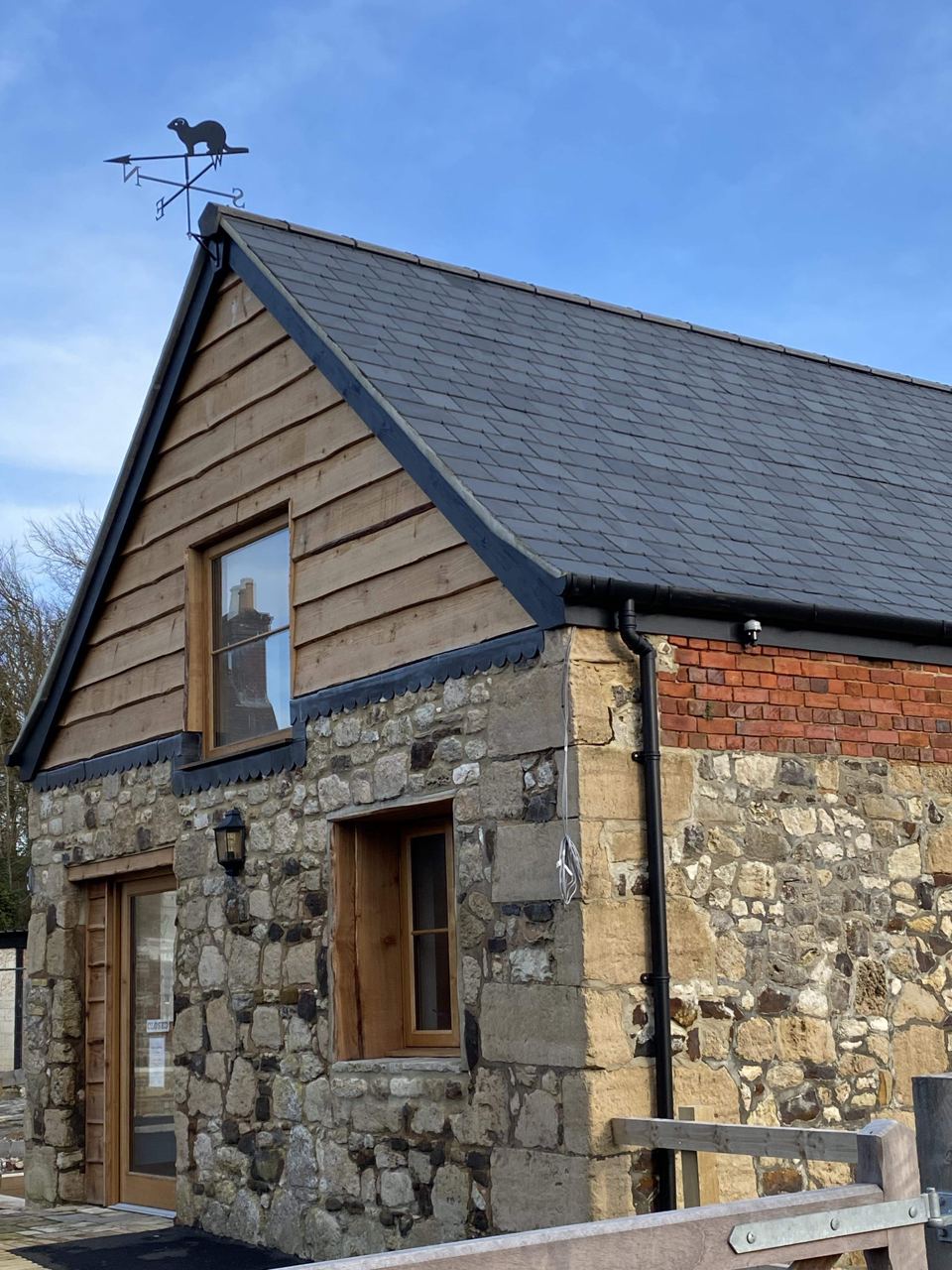Stone and timber cottage
