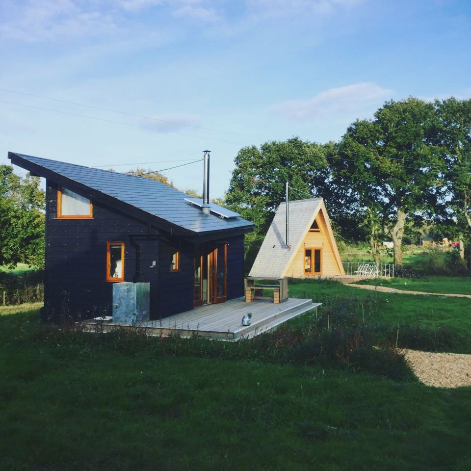 Two cabins in the meadow
