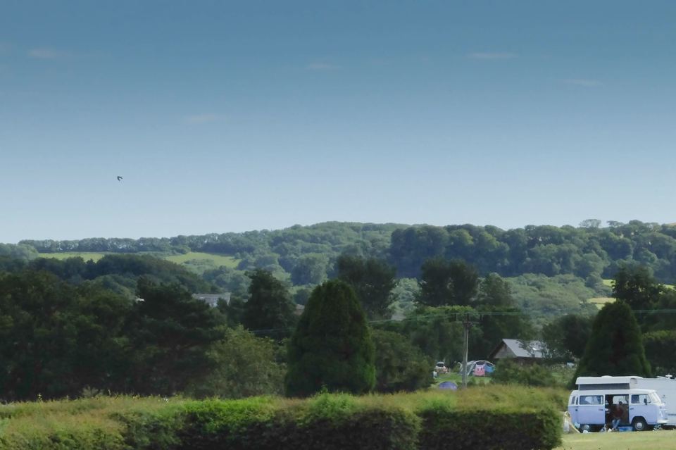 View over the valley