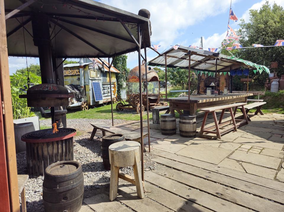 Outdoor seating and fire pits